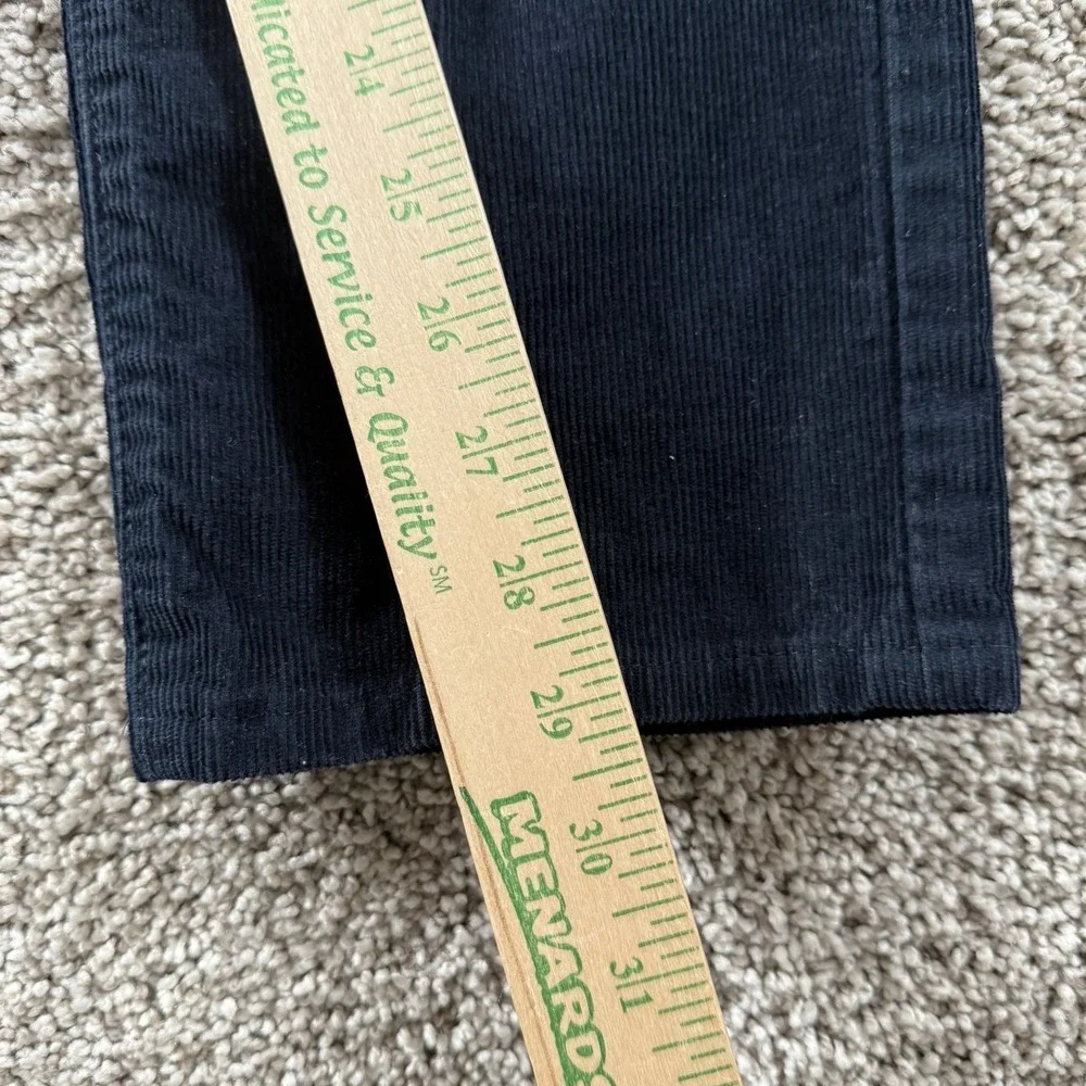 Vintage J Crew Pants Mens 32 Blue Slim‎ Dark Navy Chino Corduroy Preppy Casual